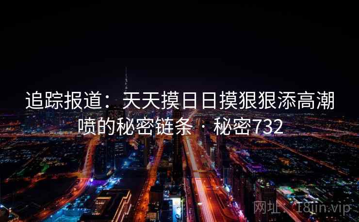 追踪报道：天天摸日日摸狠狠添高潮喷的秘密链条 · 秘密732