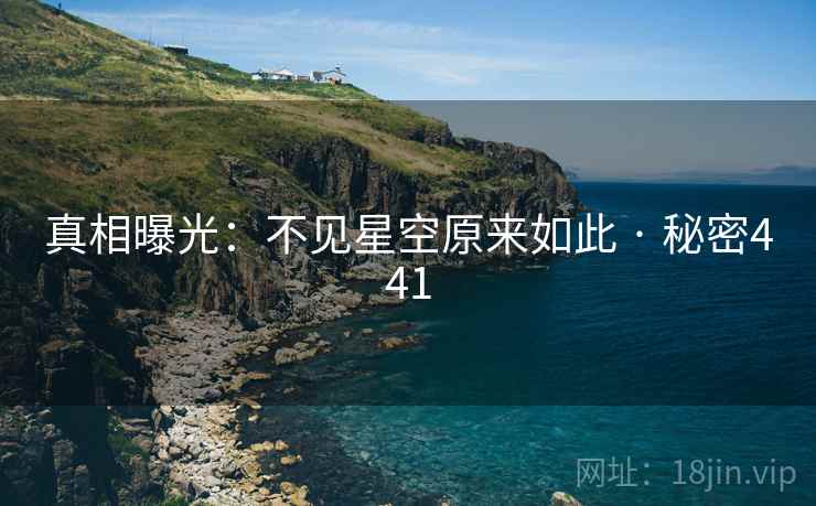 真相曝光：不见星空原来如此 · 秘密441